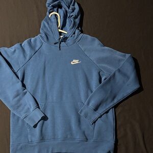 Nike Hoodie in Blue with White Logo